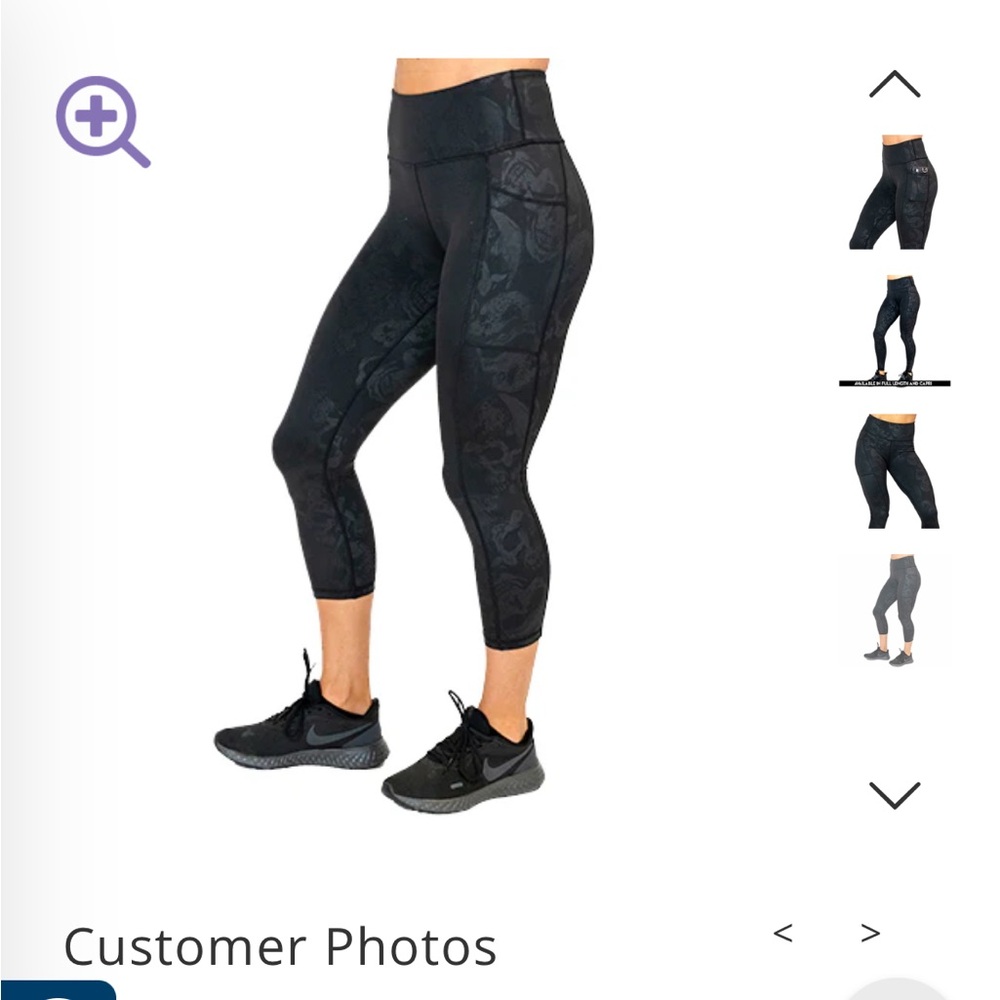Constantly Varied Gear Shadow Skulls Capri Leggings